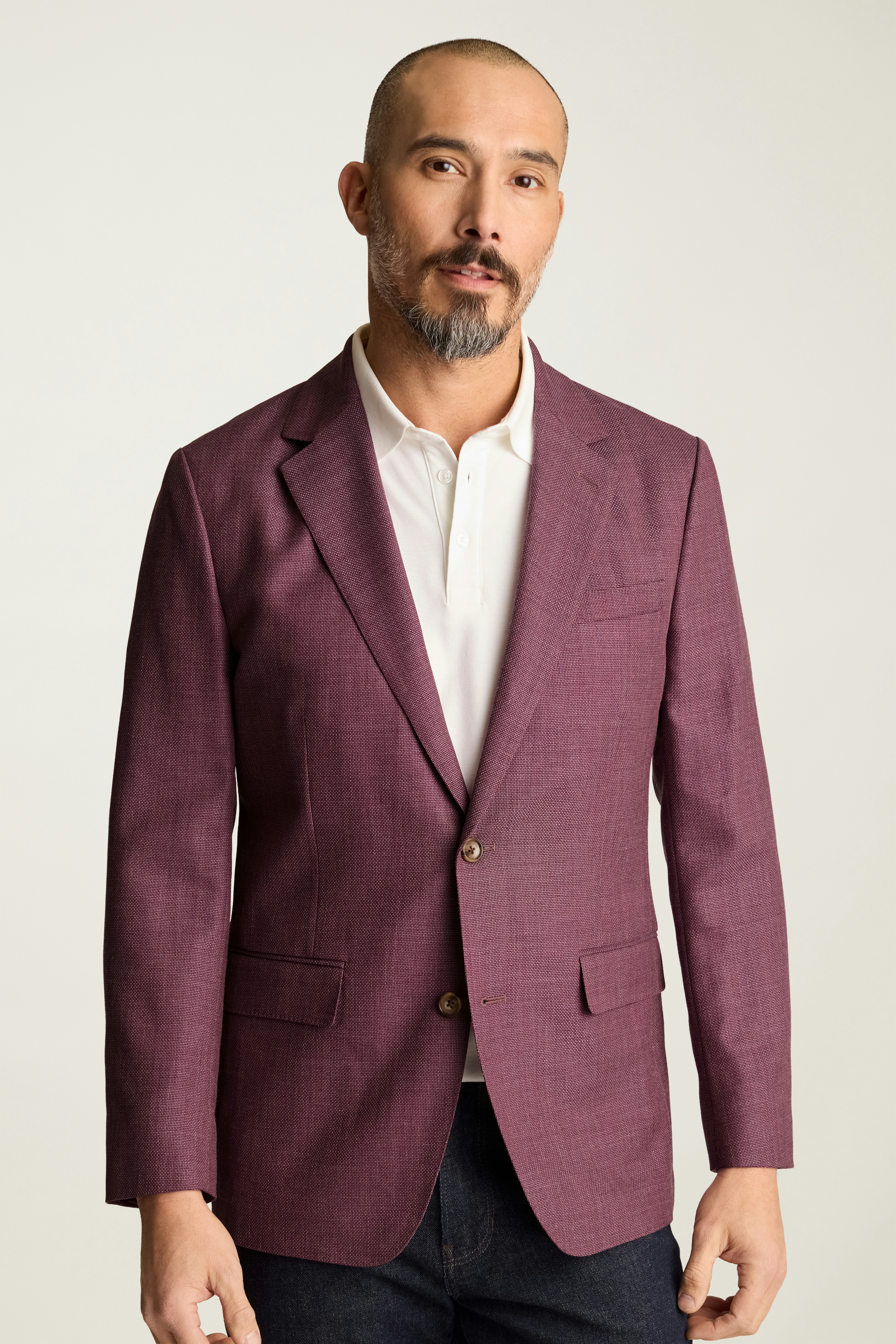 Jetsetter Unconstructed Blazer raspberry texture 3 Jetsetter Unconstructed Blazer raspberry texture