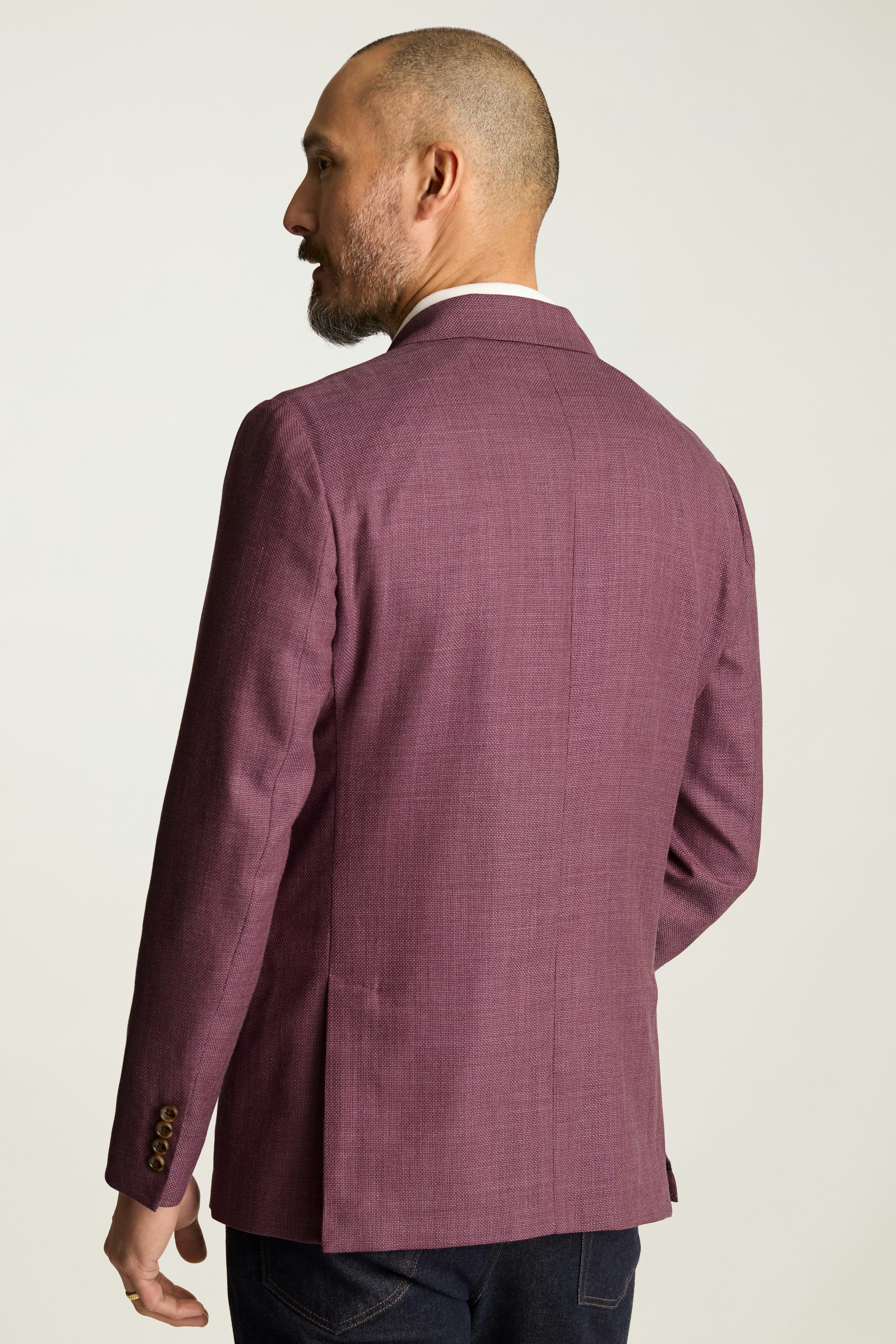 Jetsetter Unconstructed Blazer raspberry texture 4 Jetsetter Unconstructed Blazer raspberry texture