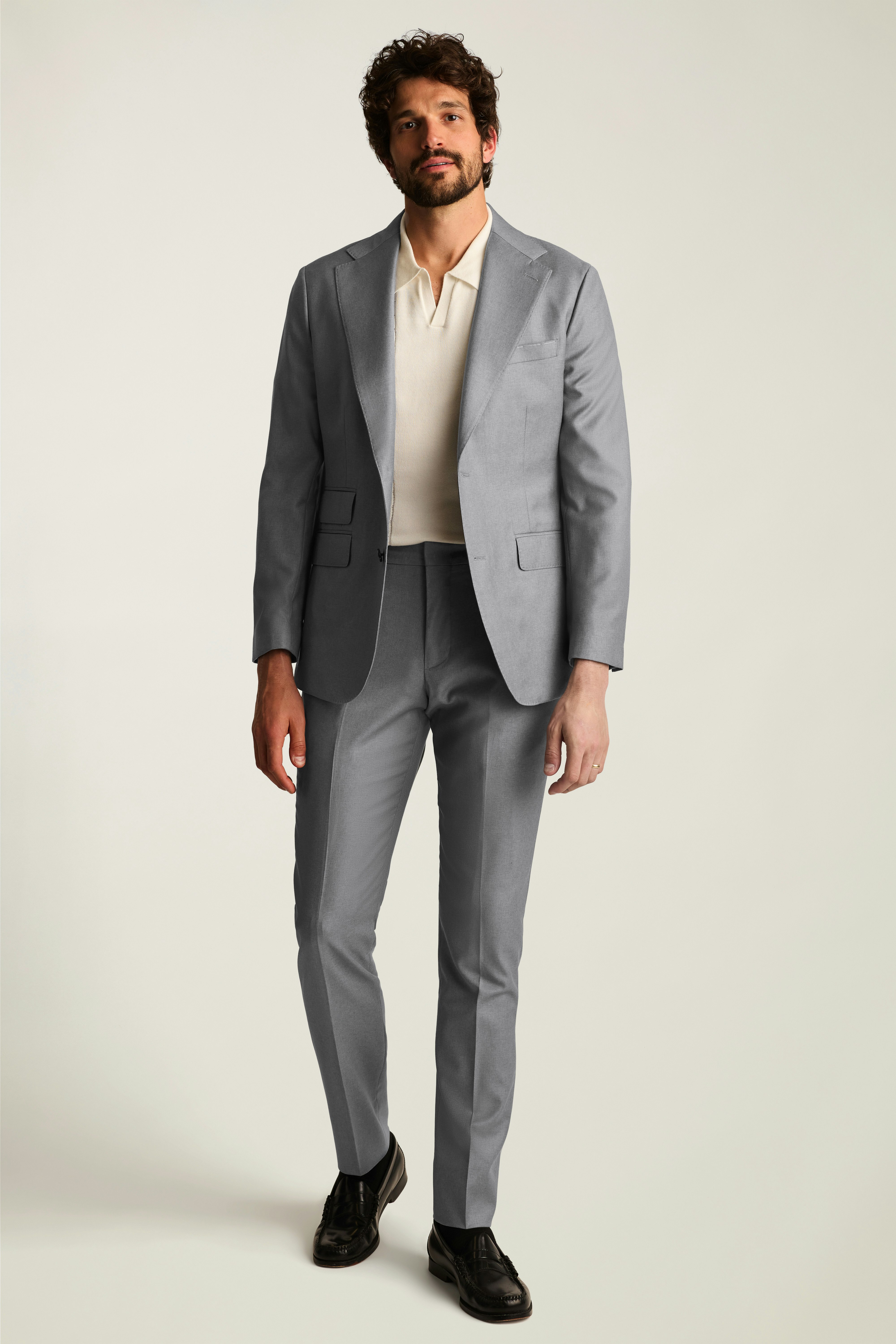 Empire Super 150s Blazer light grey