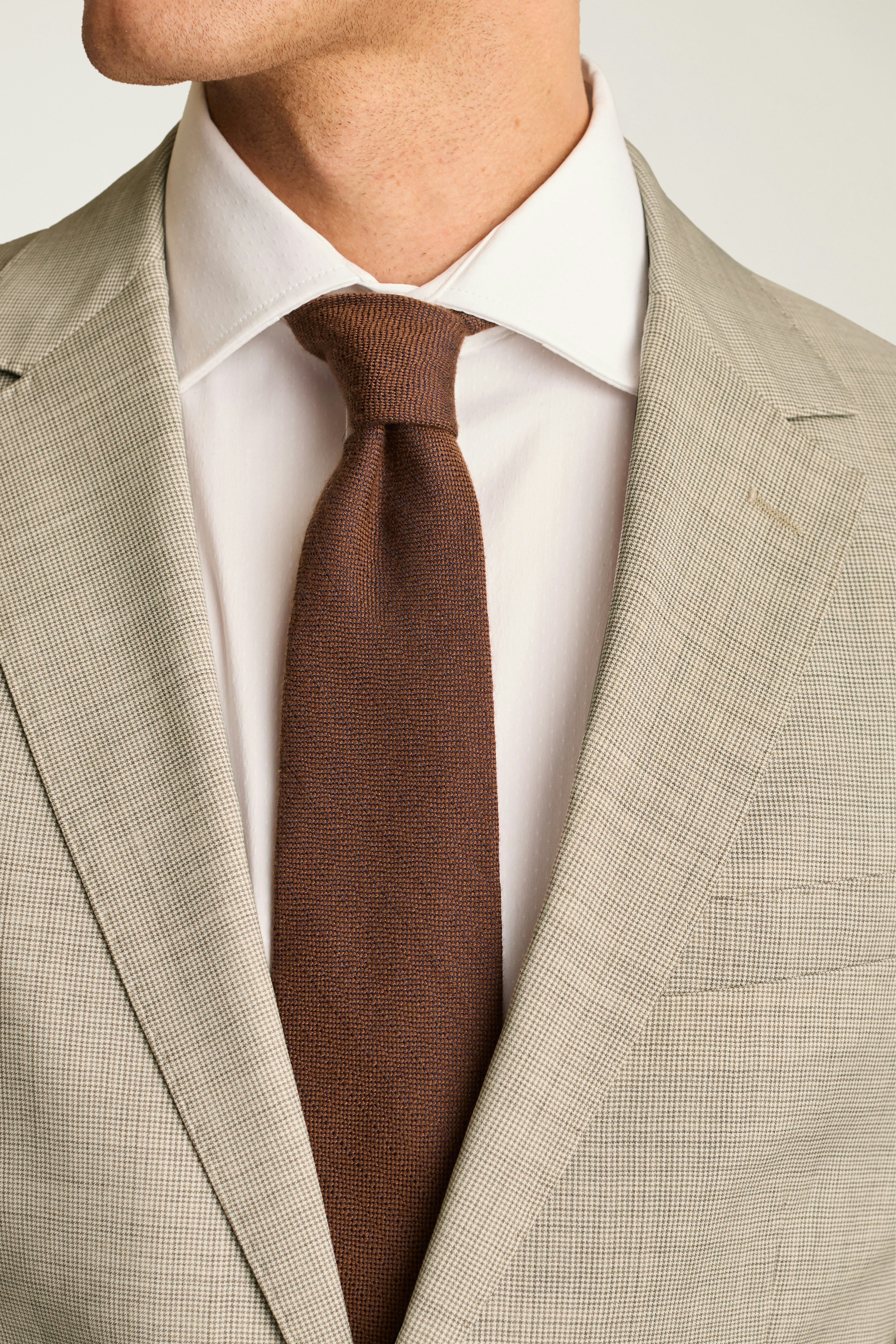 Jetsetter Italian Wool Blazer cement houndstooth