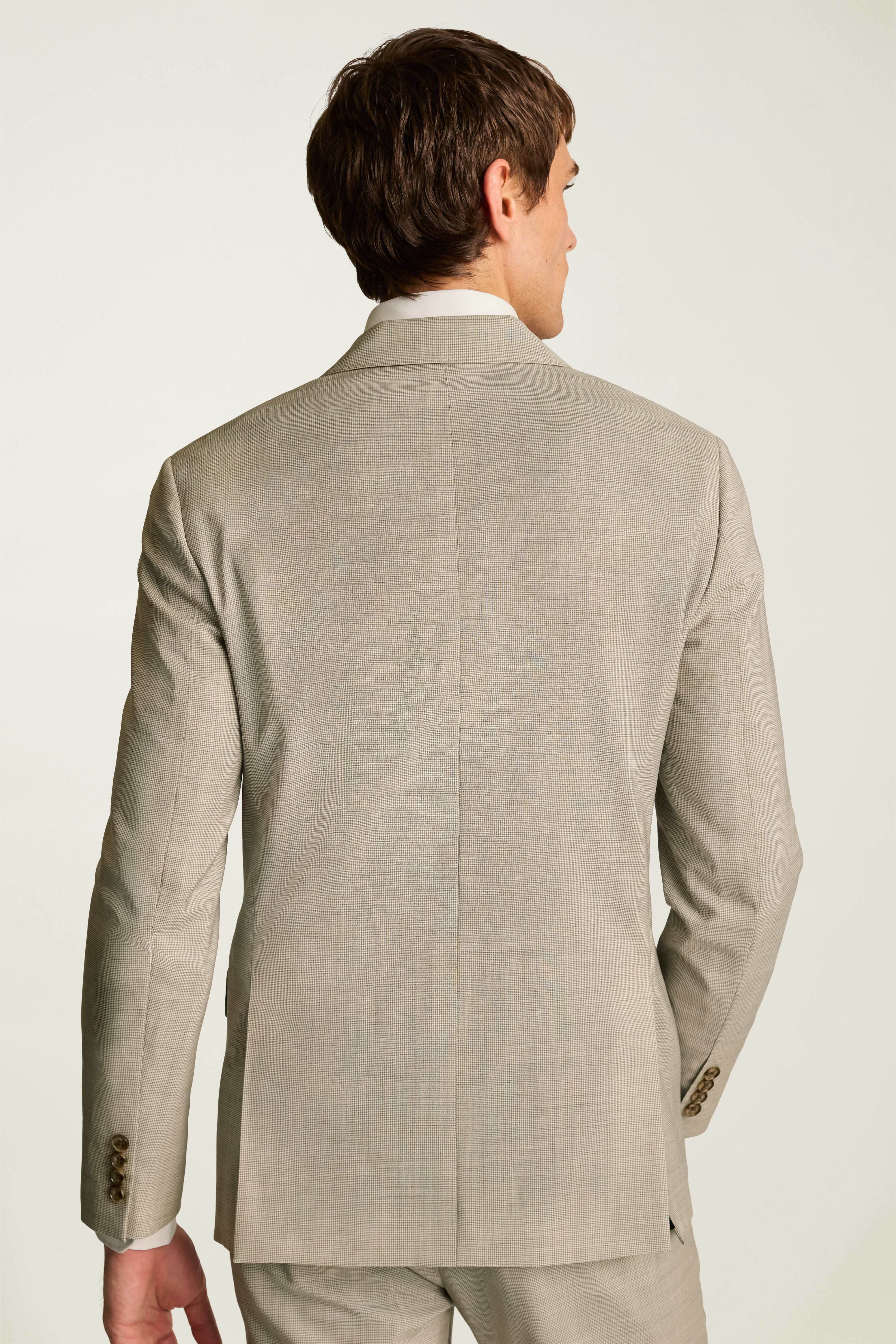 Jetsetter Italian Wool Blazer cement houndstooth 4 Jetsetter Italian Wool Blazer cement houndstooth