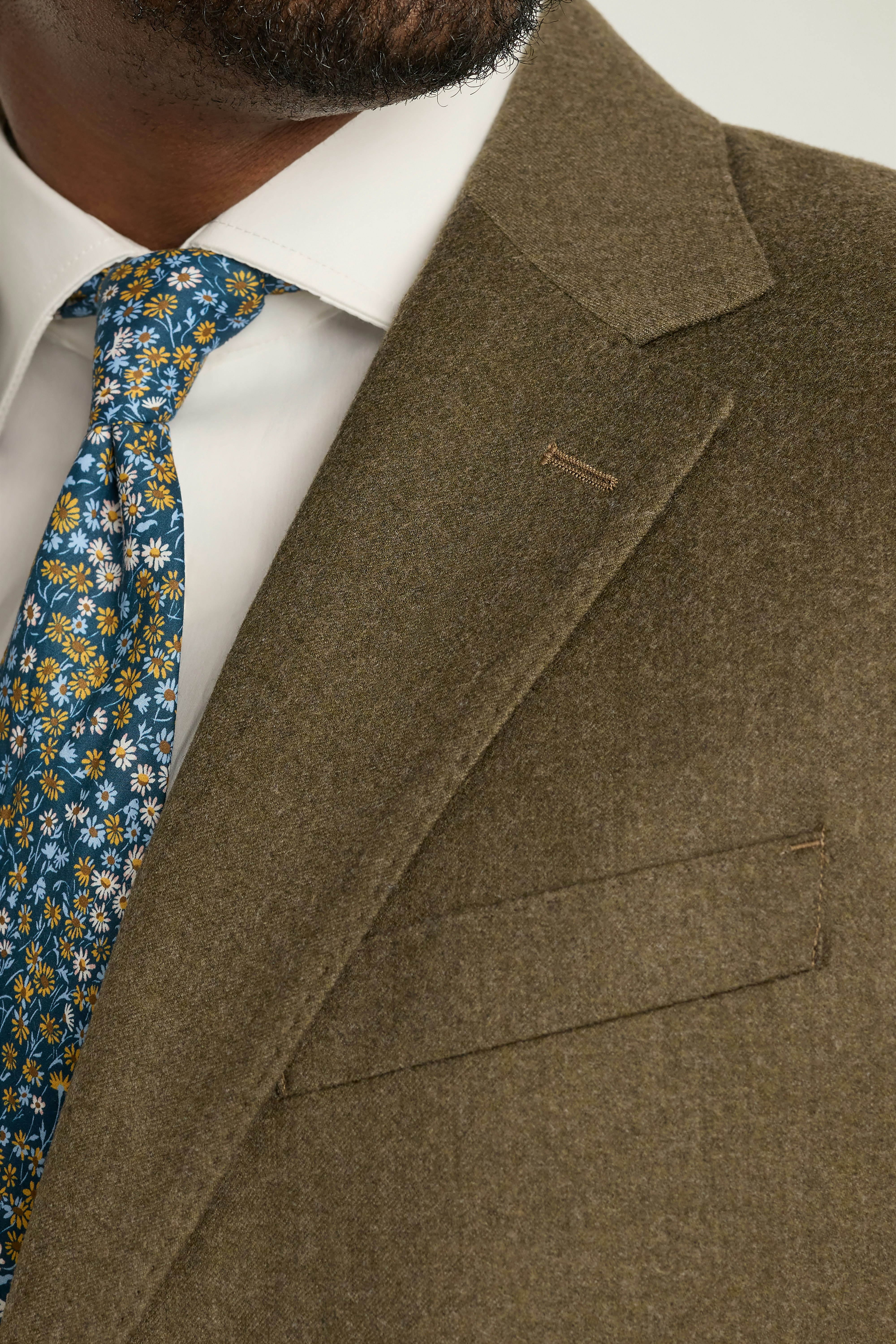 Jetsetter Italian Brushed Wool Blazer light olive green 2 Jetsetter Italian Brushed Wool Blazer light olive green