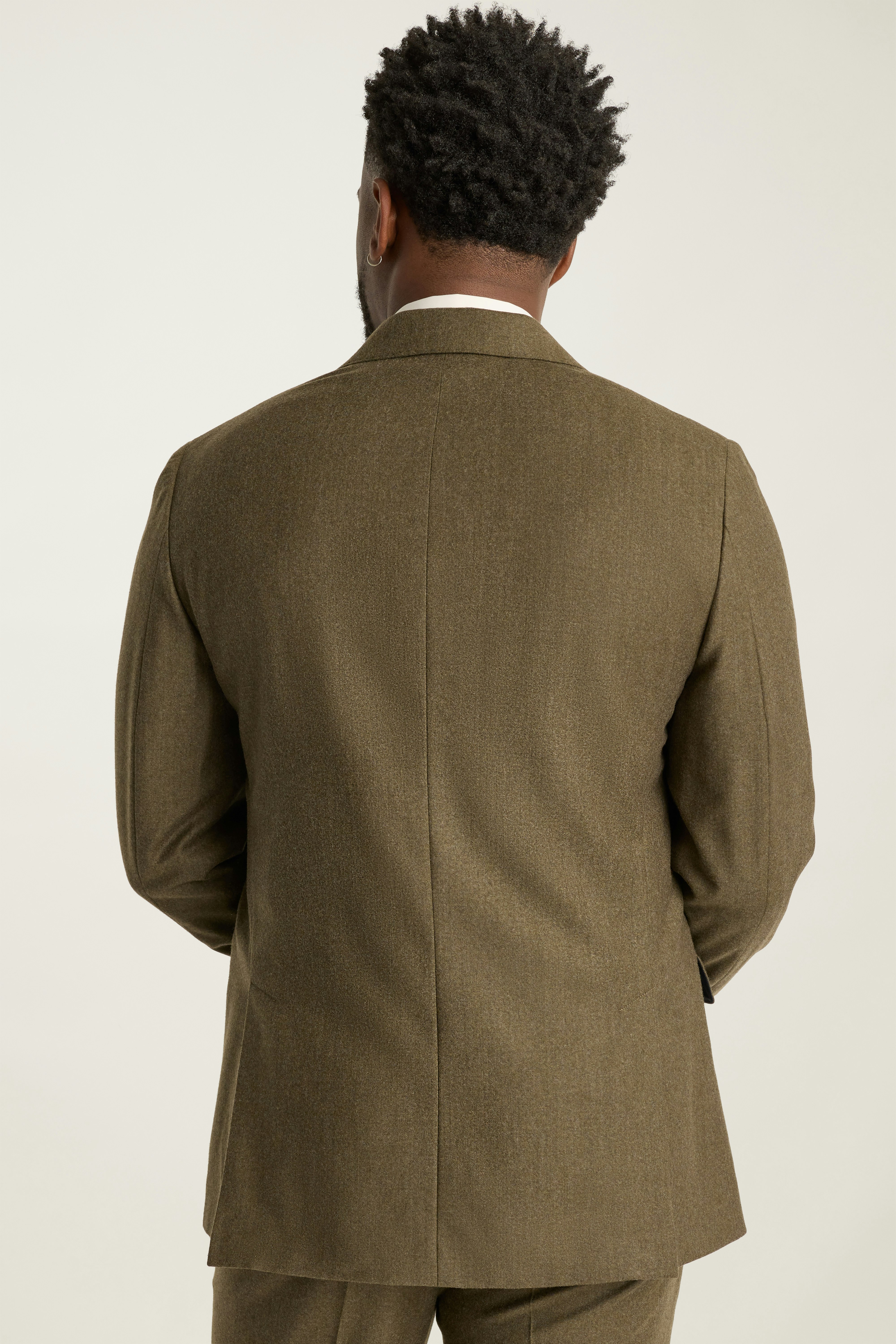 Jetsetter Italian Brushed Wool Blazer light olive green 5 Jetsetter Italian Brushed Wool Blazer light olive green
