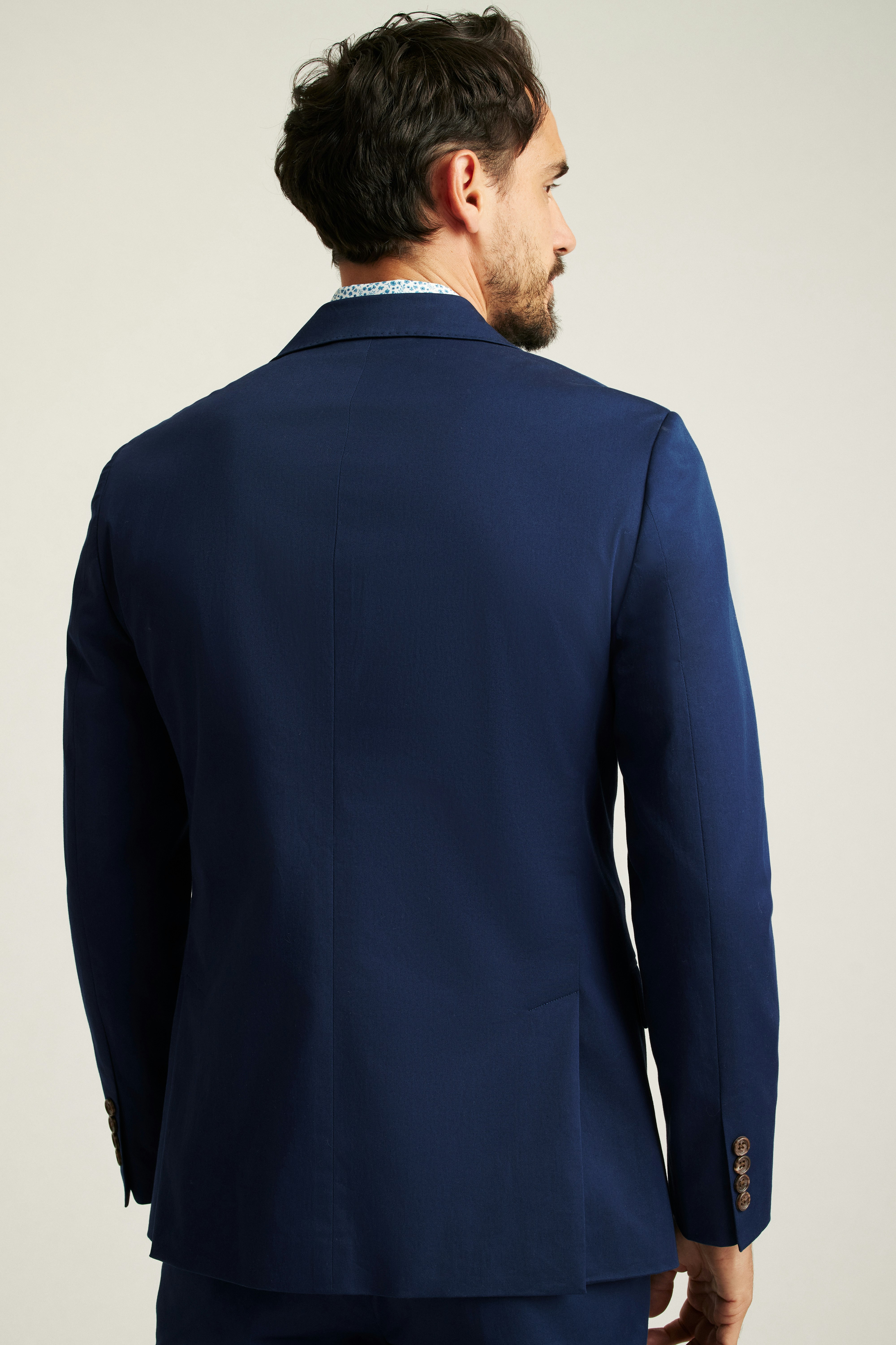 Jetsetter Italian Cotton Blazer royal blue