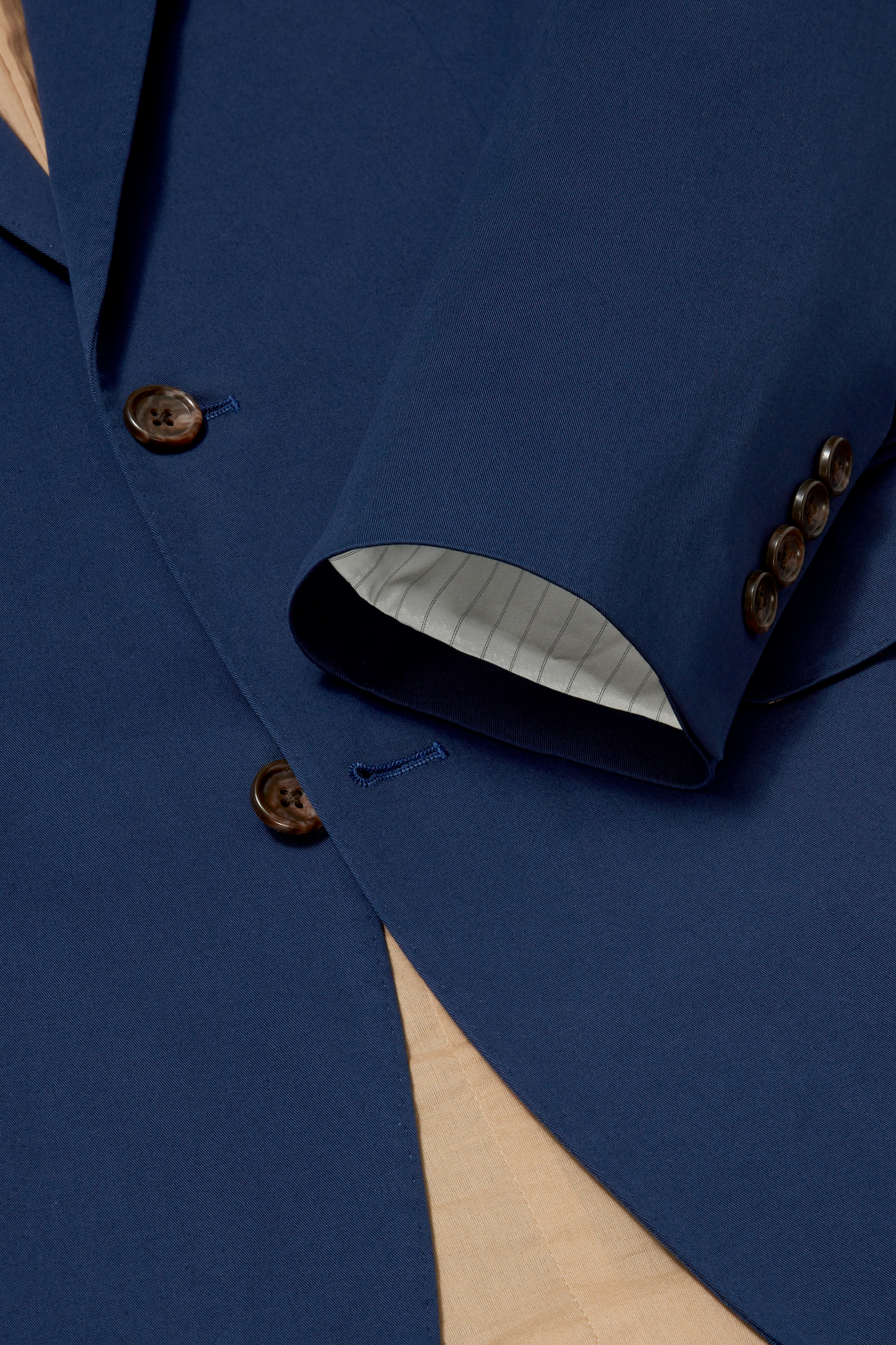 Jetsetter Italian Cotton Blazer royal blue