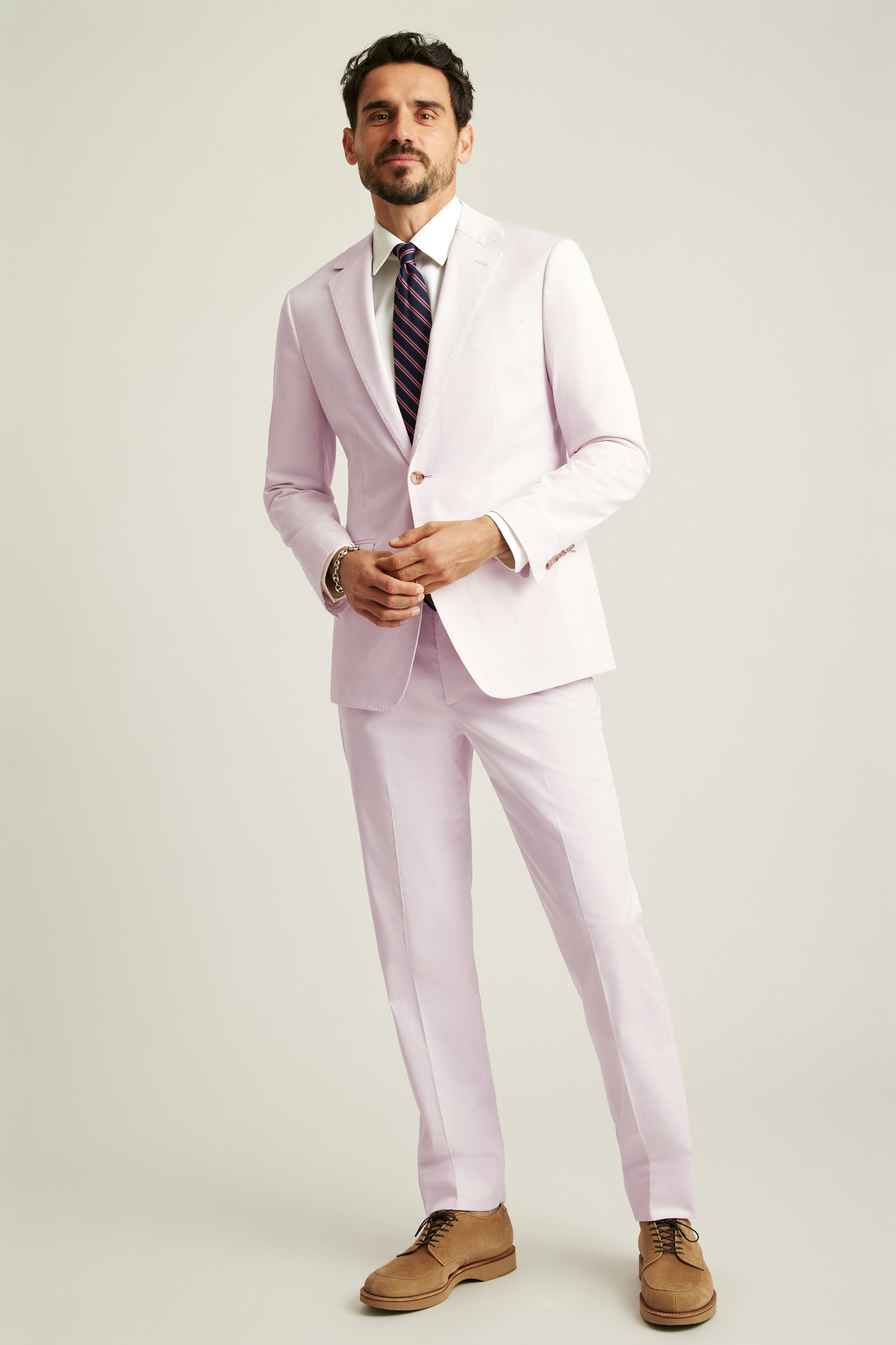 Jetsetter Italian Cotton Blazer dusty pink