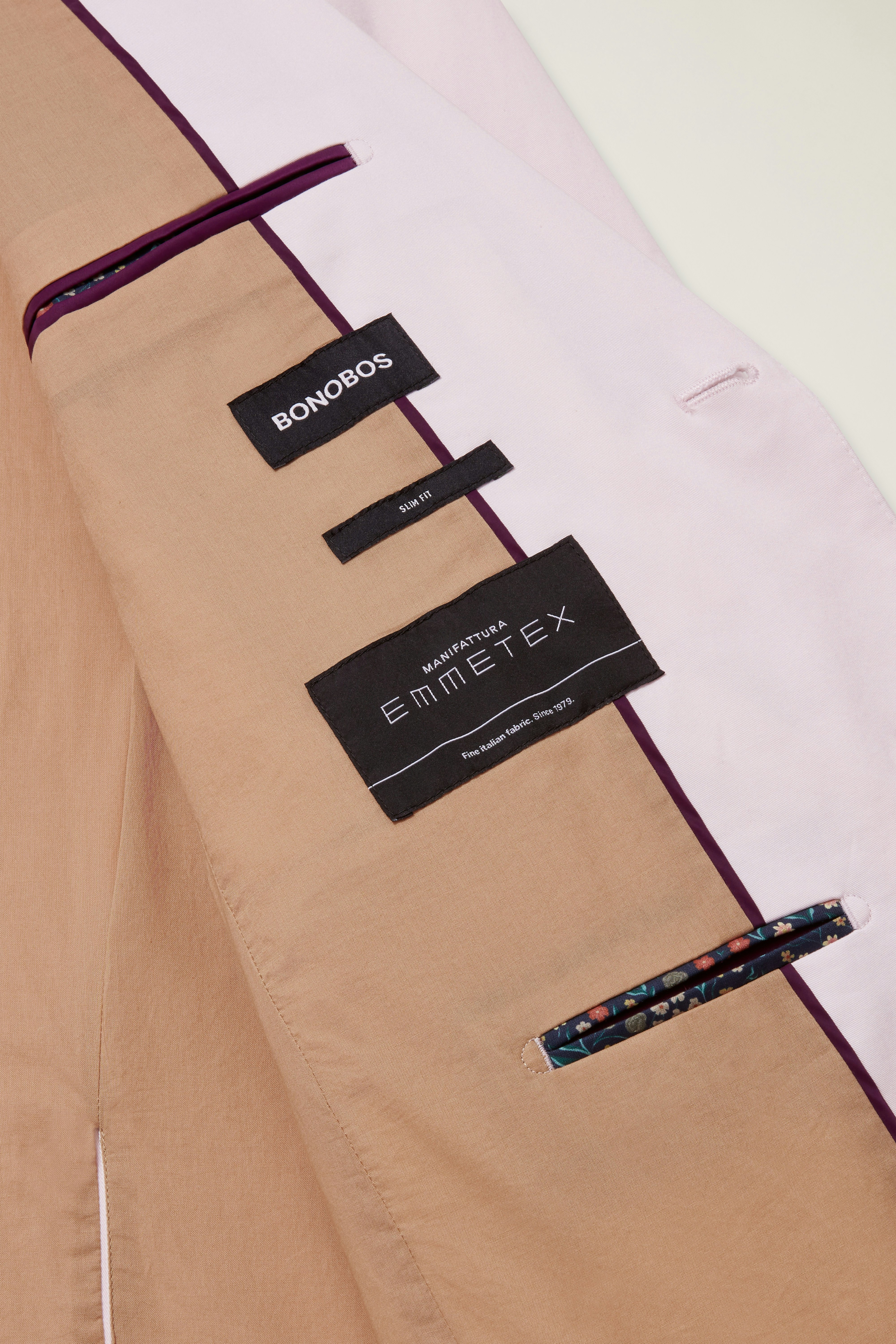 Jetsetter Italian Cotton Blazer dusty pink