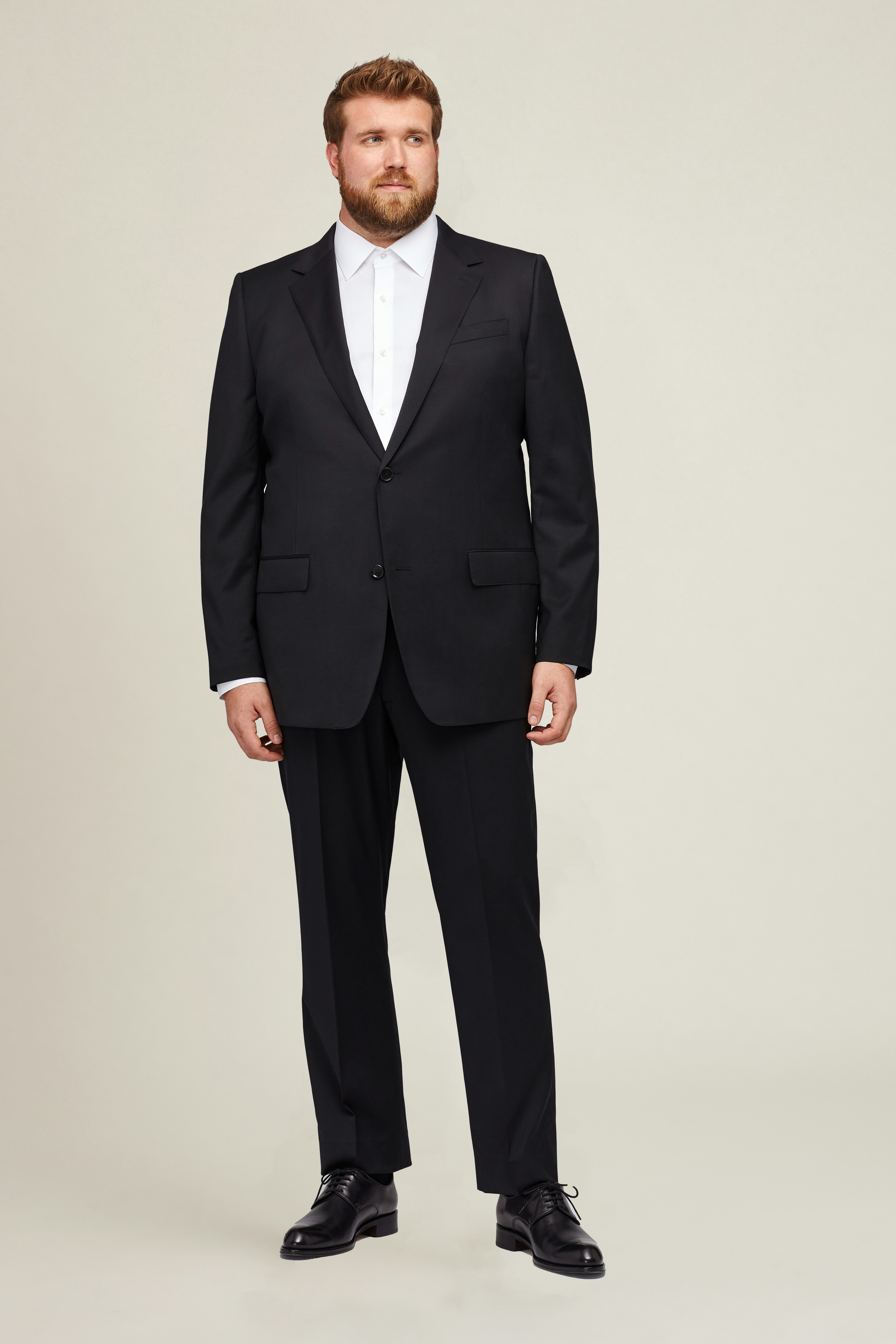 Jetsetter Stretch Wool Suit Jacket Extended Sizes black