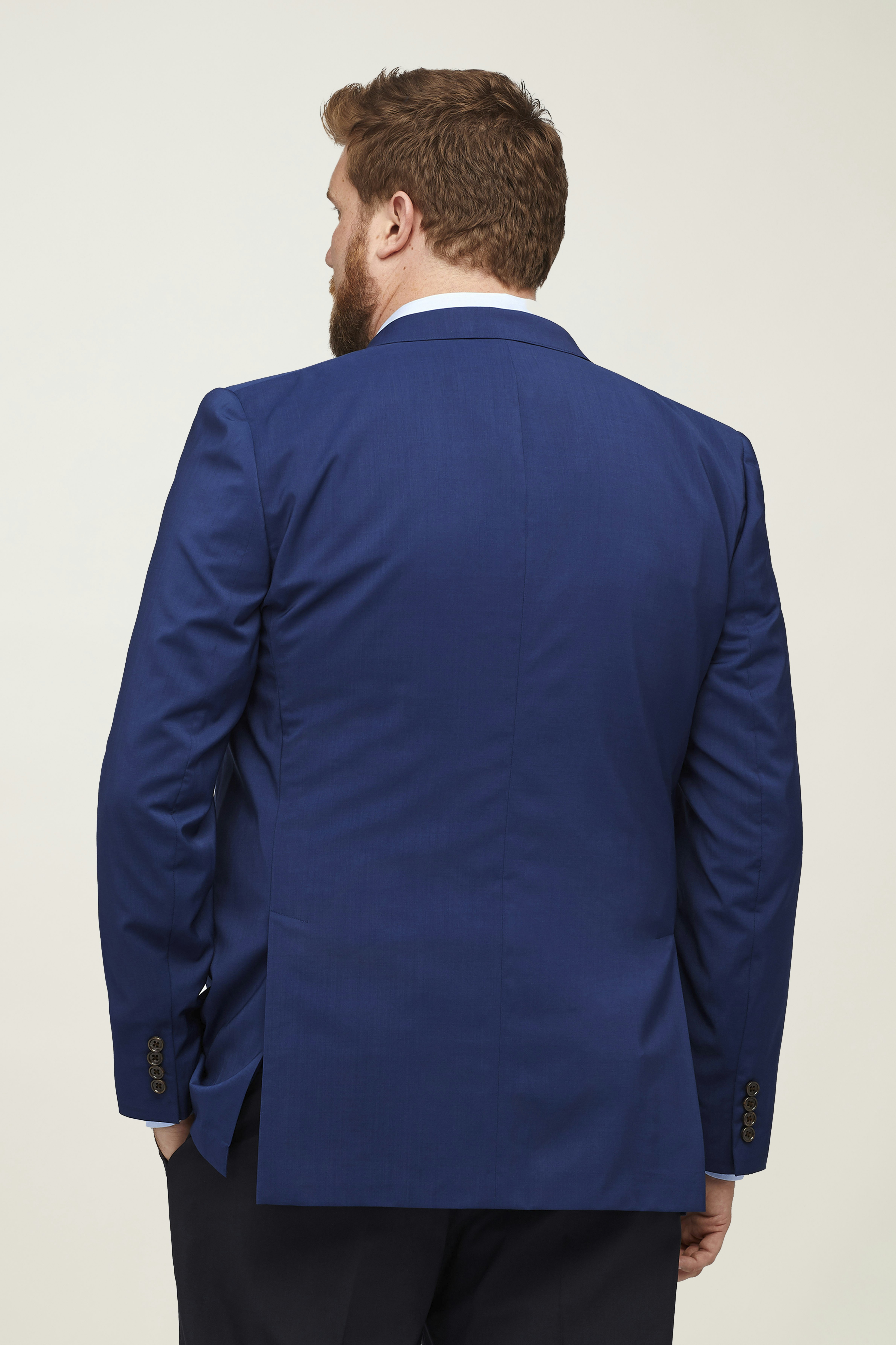 Jetsetter Stretch Italian Wool Blazer Extended Sizes bright navy 4 Jetsetter Stretch Italian Wool Blazer Extended Sizes bright navy