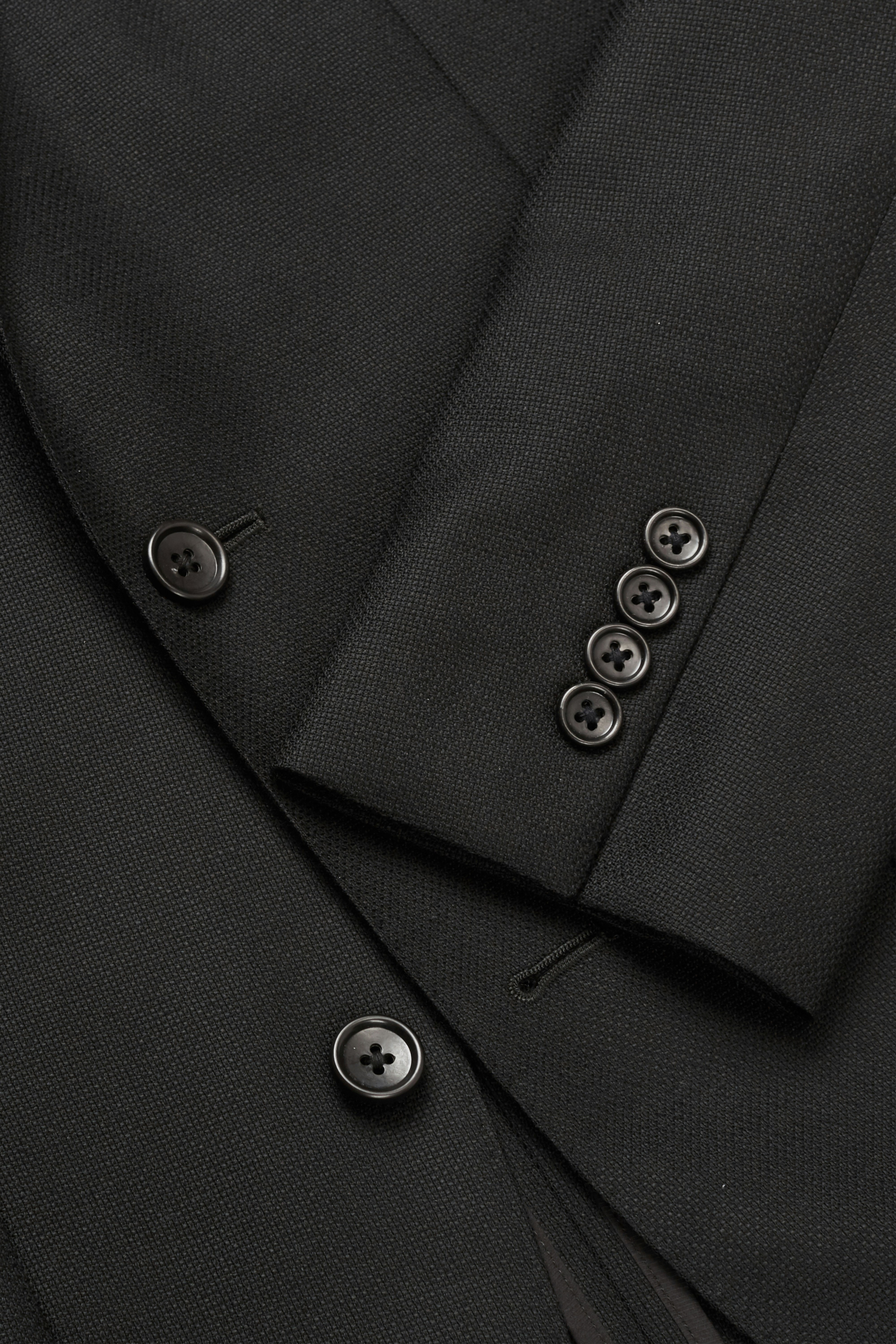Unconstructed Italian Wool Blazer Extended Sizes black