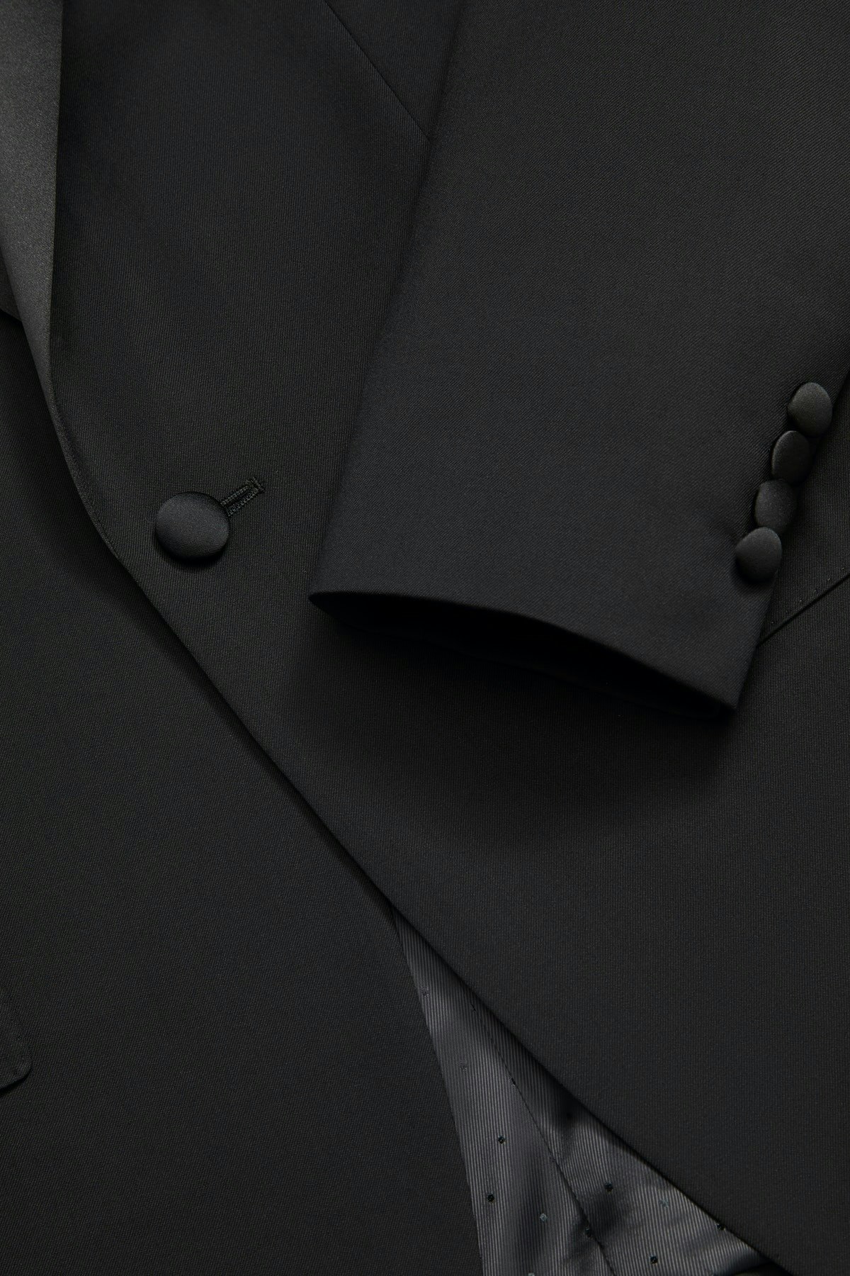 Italian Performance Tuxedo Jacket Extended Sizes true black