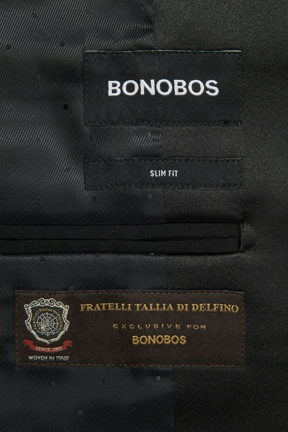 Italian Performance Tuxedo Jacket Extended Sizes true black