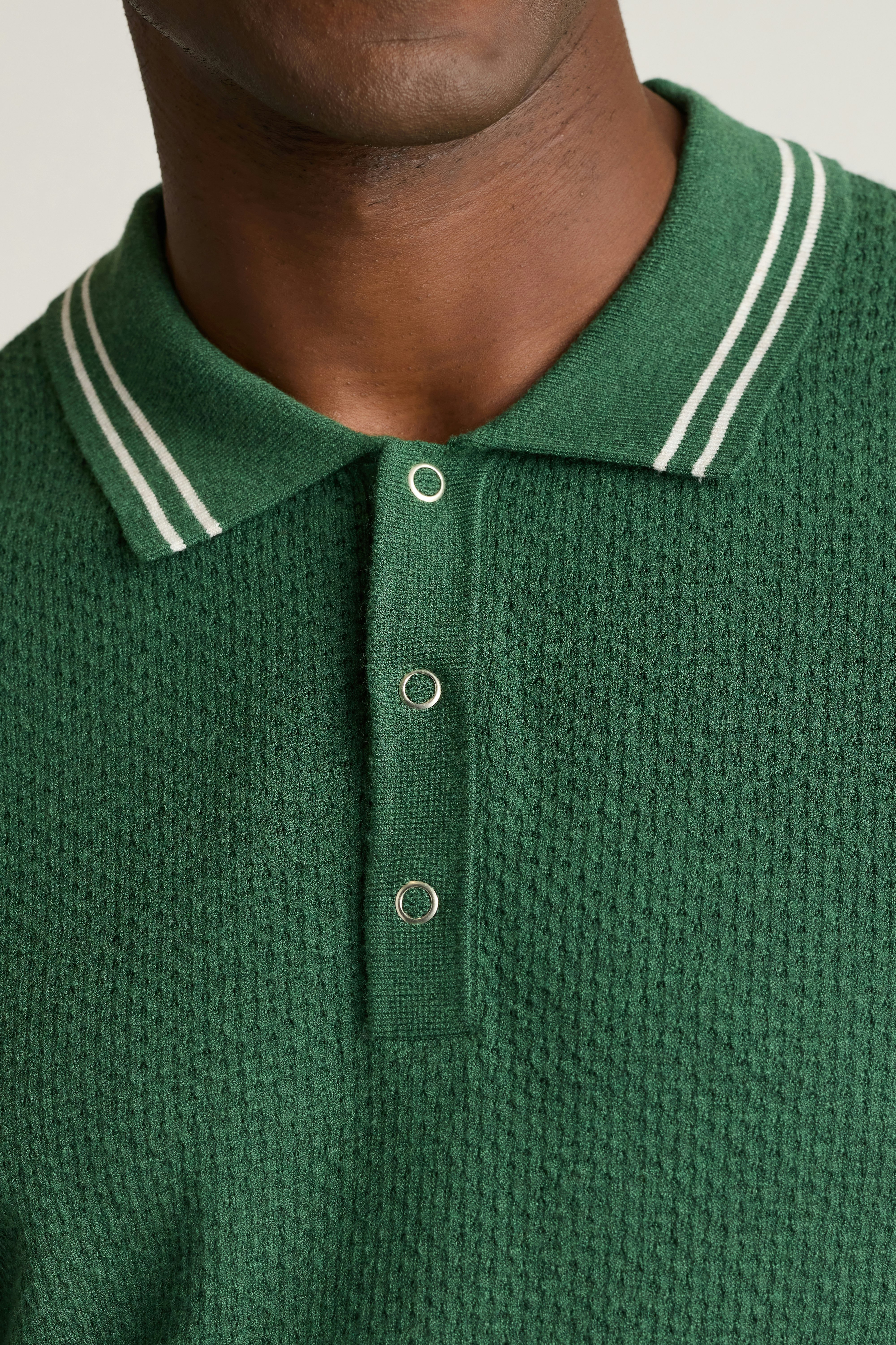 Fairgame Sweater Polo forest green
