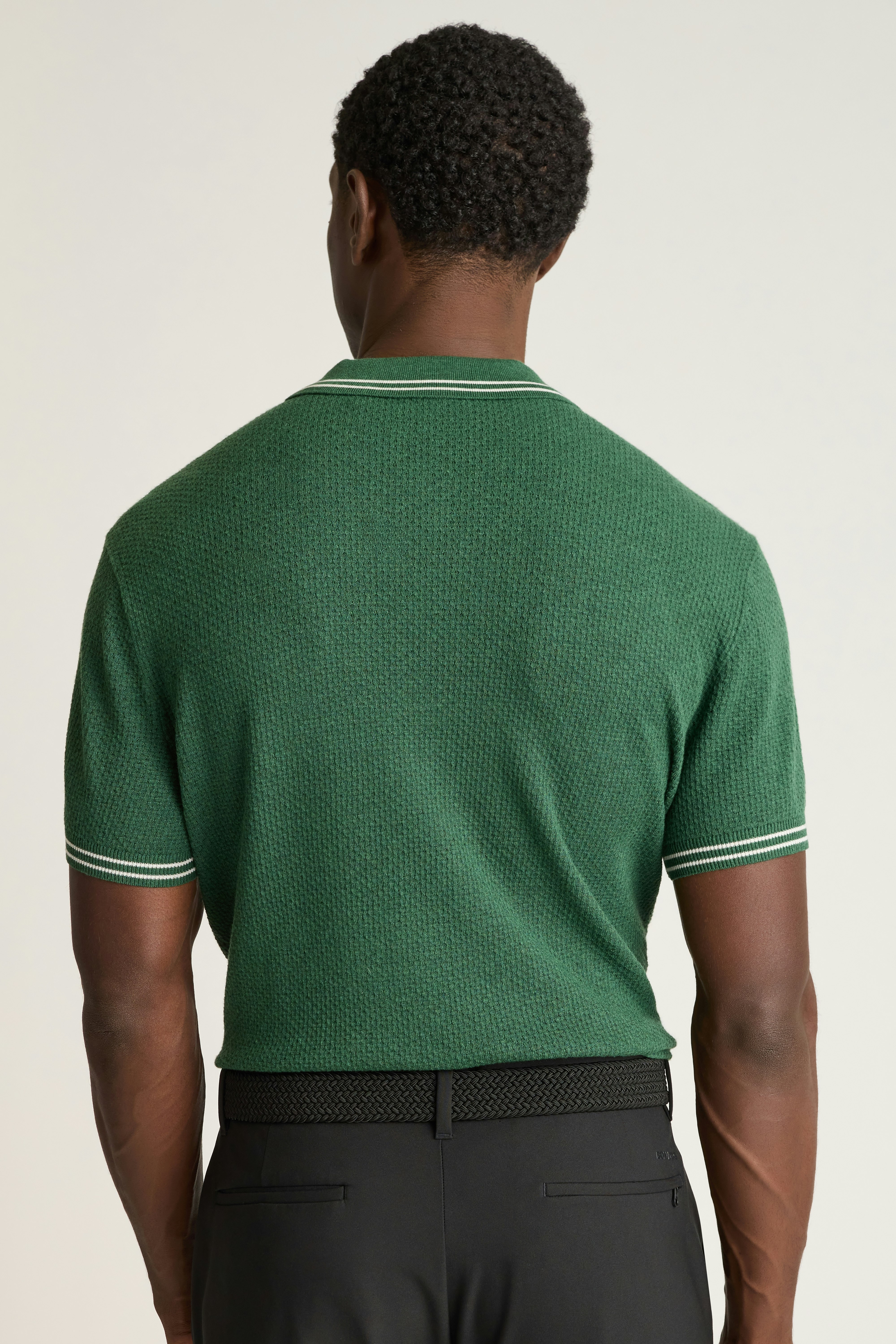 Fairgame Sweater Polo forest green